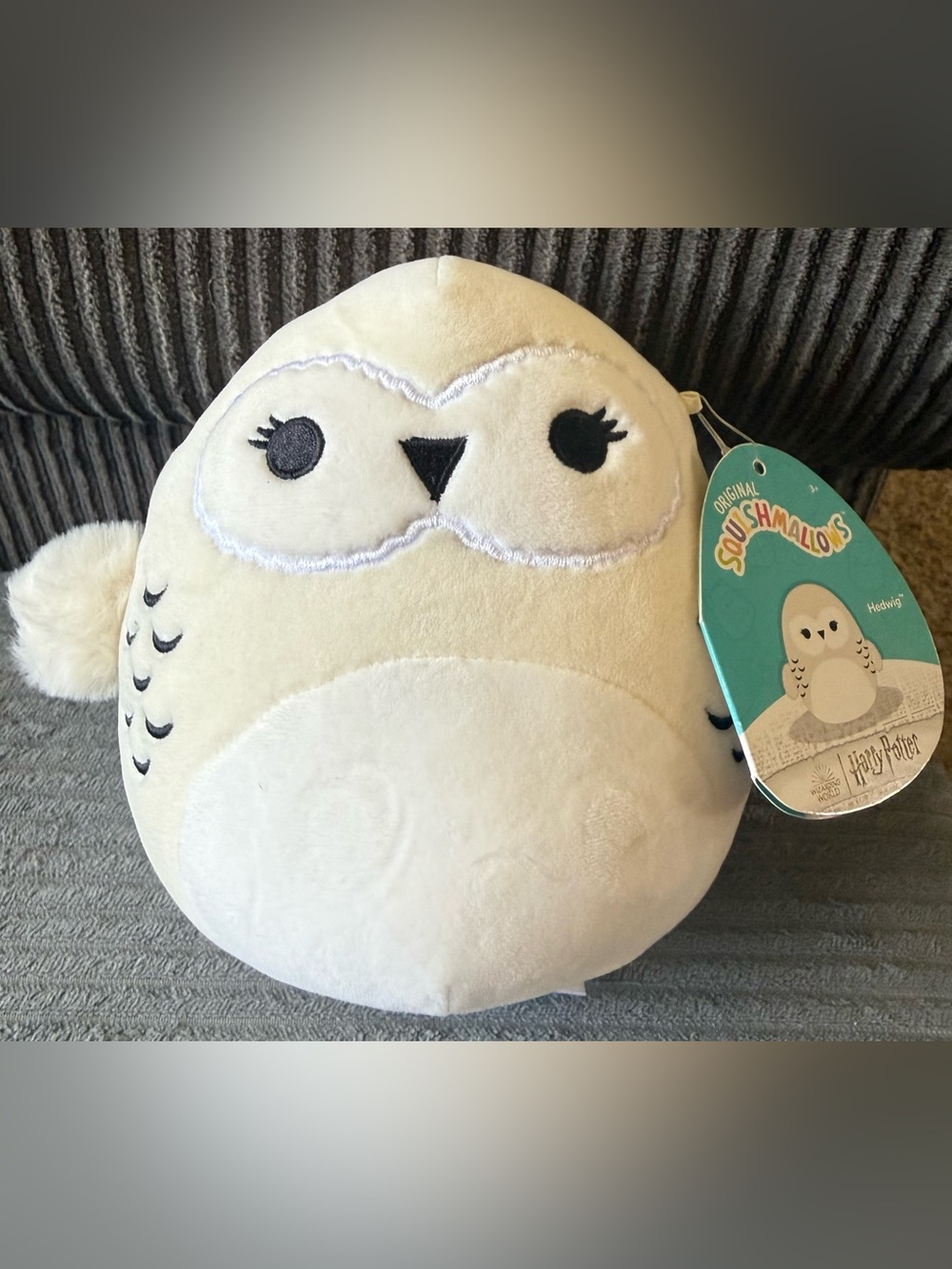 Squishmallows Harry Potter Hedwig Owl Plush Stuffed Toy Animal